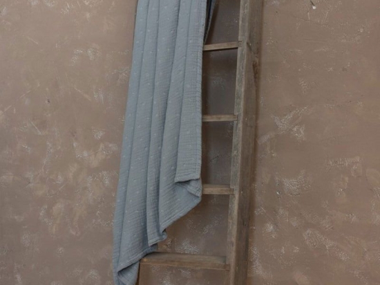 Διακοσμητικό Ριχτάρι Καναπέ Balmy Gray Nima Πολυθρόνα 130x170cm 100% Βαμβάκι