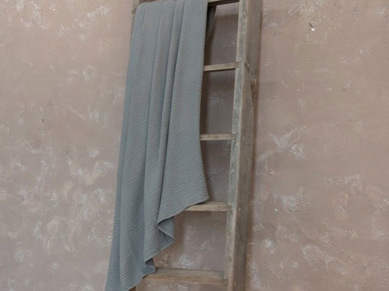 Διακοσμητικό Ριχτάρι Καναπέ Blando Dark Gray Nima Πολυθρόνα 130x170cm 100% Βαμβάκι
