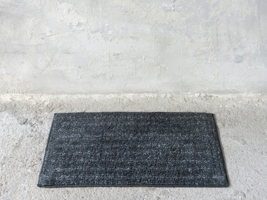 Πατάκι Μπάνιου Homey Dark Gray Nima 70 x 110 Βαμβάκι-Πολυέστερ