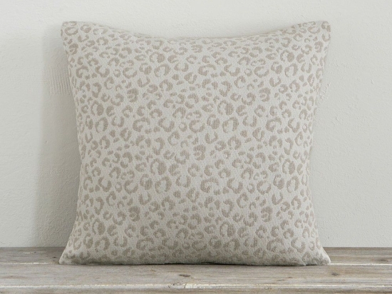 Μαξιλάρι Διακοσμητικό (Με Γέμιση) Makena Beige Nima 45X45 Βαμβάκι-Πολυέστερ