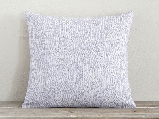 Μαξιλάρι Διακοσμητικό (Με Γέμιση) Waves Lilac Nima 45X45 Βαμβάκι-Πολυέστερ