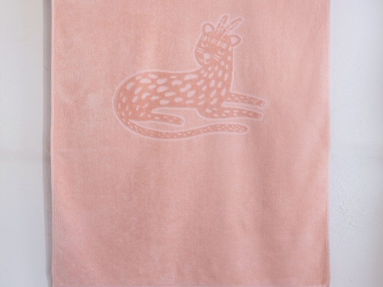 Πετσέτα Θαλάσσης Παιδική Ilana Jacquard Coral Nima Θαλάσσης 70x140cm 100% Cotton