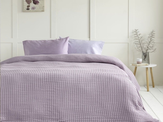 Κουβέρτα Comfy Warm Lilac Nima Μονό 160x240cm 100% Βαμβάκι
