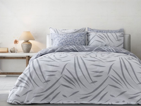 Σεντόνια Malik (Σετ 3τμχ) Grey Nima Μονό 170x260cm 100% Βαμβάκι