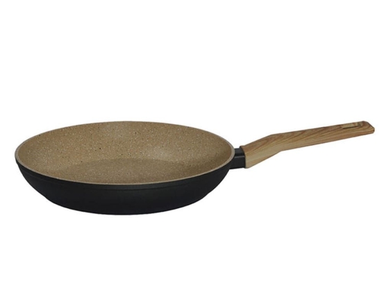 Τηγάνι Earth 01-10119 Φ20cm Beige-Black Estia 20cm Αλουμίνιο