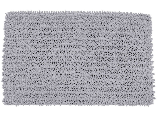 Πατάκι Μπάνιου Shaggy 02-20743 Light Grey Estia 50 X 80 Πολυέστερ