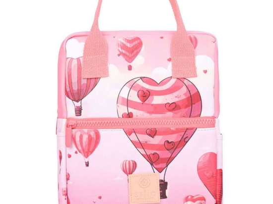 Ισοθερμική Τσάντα Save The Aegean Love Ascend 01-22594 20x14x27cm 7lt Pink Estia PVC