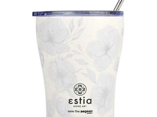 Ποτήρι - Θερμός Με Καλαμάκι Save The Aegean Terra Serenity 01-23034 350ml Multi Estia