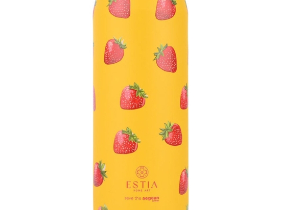 Ποτήρι - Θερμός Berry Bright Save The Aegean 01-31190 500ml Yellow-Red Estia