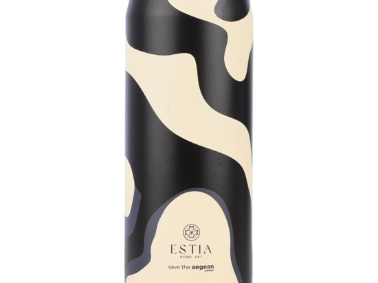 Ποτήρι - Θερμός Bold Drift Save The Aegean 01-31305 500ml Beige-Black Estia