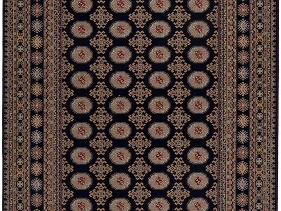 Χαλί Lovewool 61771 51011 Blue-Beige Βιοκαρπέτ 160X230cm