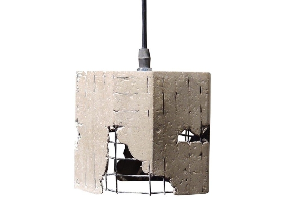 Φωτιστικό Οροφής Grid 1 017670 D13xH12,5cm E27 Cement