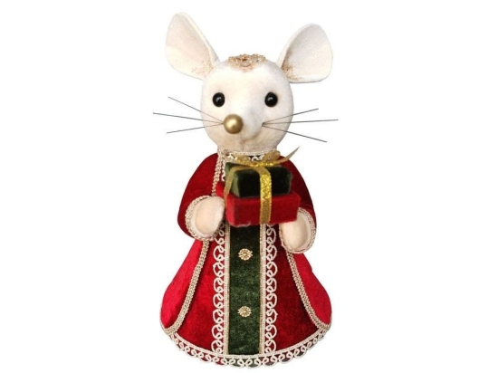 Στολίδι Mouse Lady 030312 16x15x26cm Multi