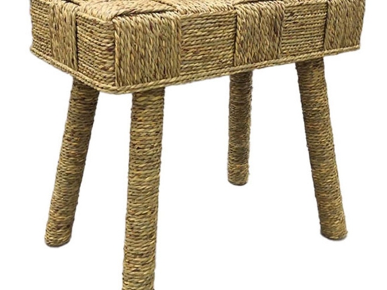 Σκαμπό Rope 16-0884 48.5x30x45 Natural