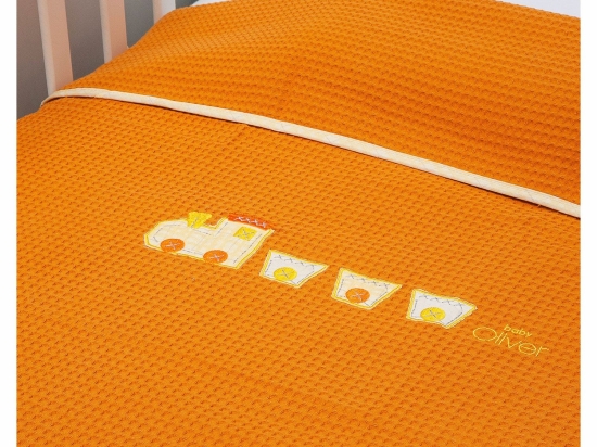 Κουβέρτα Βρεφική Πικέ Des.473 Baby Oliver Αγκαλιάς 80x100cm 100% Βαμβάκι