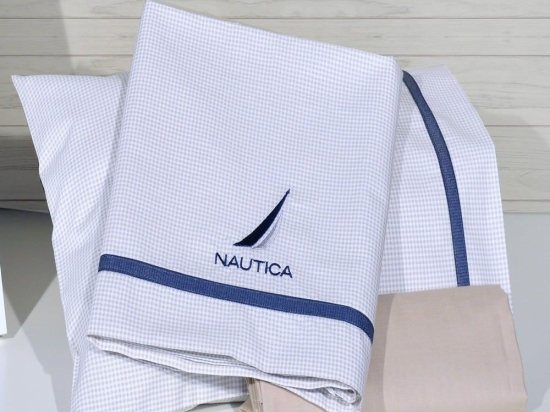 Σεντόνια Βρεφικά 49-9706/924 (Σετ 3τμχ) Beige Nautica Κούνιας 110x170cm 100% Βαμβάκι