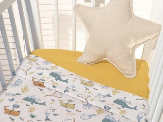 Σεντόνια Βρεφικά Des.189 (Σετ 2τμχ) Multi Baby Oliver Λίκνου 100% Βαμβάκι
