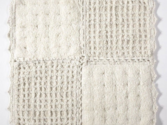 Πατάκι Μπάνιου Biscuit Ecru Down Town 75 x 75cm 100% Βαμβάκι