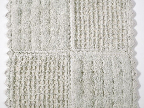 Πατάκι Μπάνιου Biscuit Grey Down Town 75 x 75cm 100% Βαμβάκι