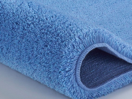 Πατάκι Μπάνιου Relax 5405 Round Azure Blue Kleine Wolke Φ100 Acrylic