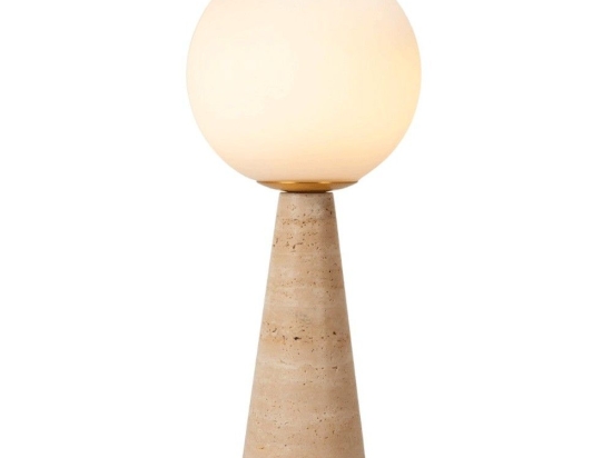Φωτιστικό Επιτραπέζιο Evin 05551/01/61 20x46,7cm 1xE27 40W Beige Lucide