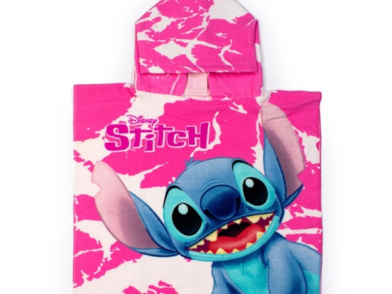 Πόντσο Θαλάσσης Disney Lilo & Stitch 98 Quick Dry Pink DimCol