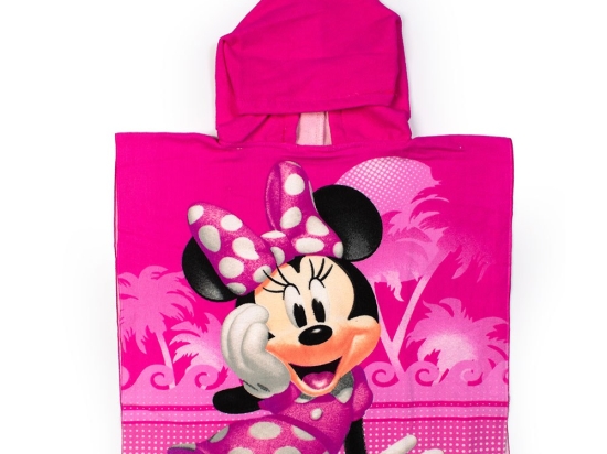Πόντσο Θαλάσσης Disney Minnie 05 Quick Dry Fuchsia DimCol