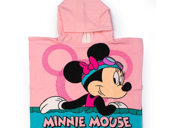 Πόντσο Θαλάσσης Disney Minnie & Daisy 90 Quick Dry Coral DimCol