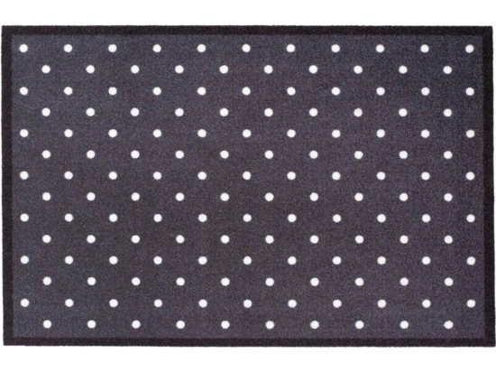 Πατάκι Εισόδου Mondial 047 Dots 50X75cm Black-White Sdim 50X75