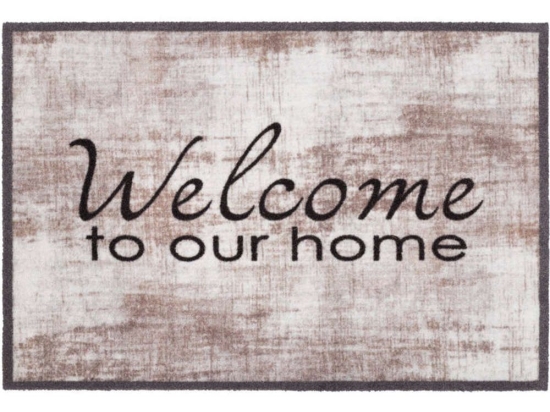 Πατάκι Εισόδου Mondial Welcome To Our Home 064 50x75cm Beige Sdim 50X75