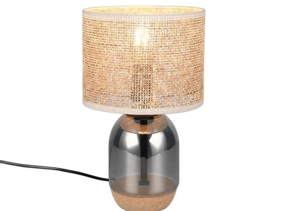 Φωτιστικό Επιτραπέζιο Tara 564900157 20x32cm 1xE27 10W Chrome-Natural Trio Lighting