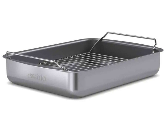 Ταψί Αντικολλητικό Με Σχάρα Professional 202035 30x22cm Inox Eva Solo Ατσάλι, Αλουμίνιο