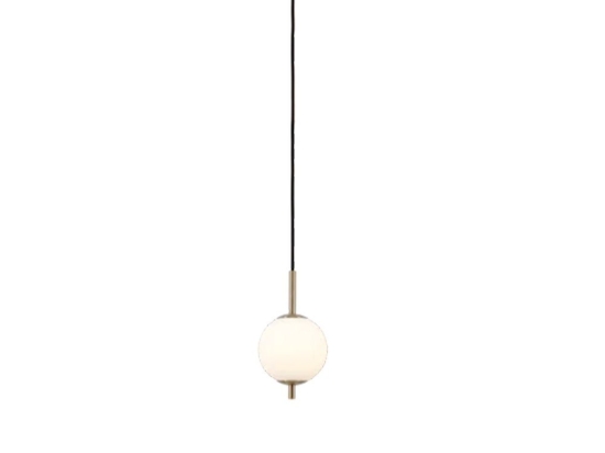 Φωτιστικό Οροφής Audrey 1 2255 Φ12x27cm Led 460lm 11W 2700k Brass-Opal Umage