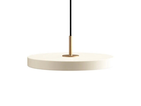 Φωτιστικό Οροφής Asteria Plus Mini Brass 2288 Φ31x10.5cm Led 1200lm 18W 2400-3000k Pearl White Umage