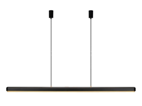 Φωτιστικό Οροφής Ράγα Hazel Branch 2455 150x5.4x7.2cm Led 300-1150lm 40W 2700-6000k Black-Brass Umage
