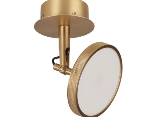 Φωτιστικό Οροφής Σποτ Asteria 2496 Φ12x14.1/17.8cm Led 500lm 6W 3000K Plated Brass Umage