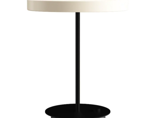 Φωτιστικό Επιτραπέζιο Asteria 2543 Φ31x41.5cm Led 600lm 13W 3000K Pearl White-Black Umage