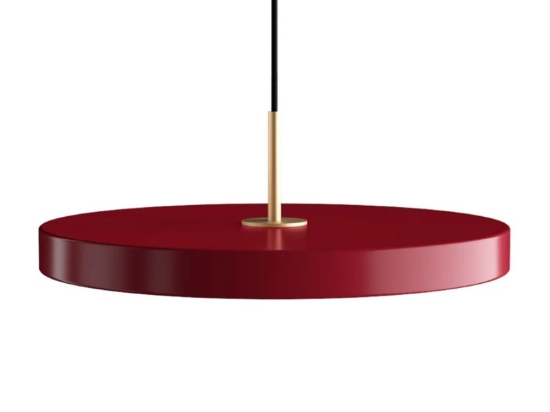 Φωτιστικό Οροφής Asteria Plus Medium Brass 2563 Φ43x14 cm Led 1600lm 28W 22400-3000k Ruby Red Umage