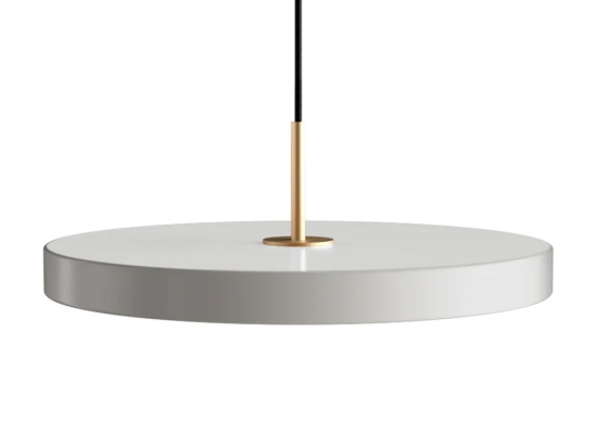 Φωτιστικό Οροφής Asteria Plus Medium Brass 2566 Φ43x14 cm Led 1600lm 28W 2400-3000k Nuance Mist Umage