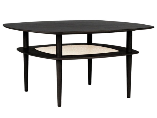 Τραπέζι Καφέ Together S.Square 5155 100x100x51.6 Black Oak Umage