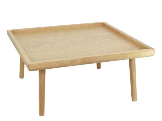 Τραπεζάκι Lounge Around Shuffle 5552 71.4x71.4x40.3cm Oak Umage