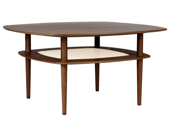 Τραπέζι Καφέ Together S.Square 5807 100x100x51.6 Dark Oak Umage