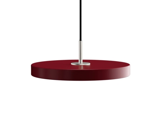 Φωτιστικό Οροφής Asteria Mini Steel 2210C4174 Φ31x3.3cm Led 900lm 14W 3000k Ruby Red Umage