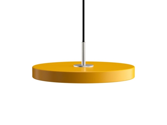 Φωτιστικό Οροφής Asteria Mini Steel 2211C4174 Φ31x3.3cm Led 900lm 14W 3000k Saffron Yellow Umage