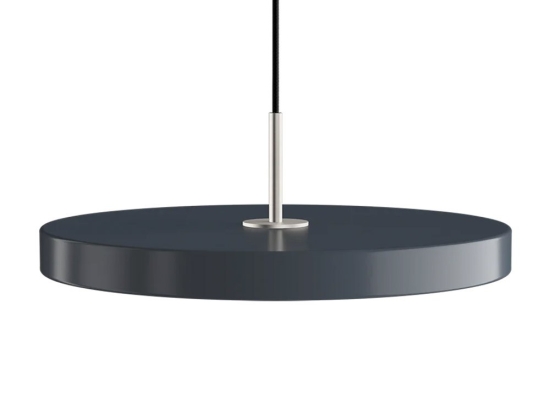 Φωτιστικό Οροφής Asteria Medium Steel 2171C4172 Φ43x4cm Led 1300lm 16W 3000k Anthracite Umage
