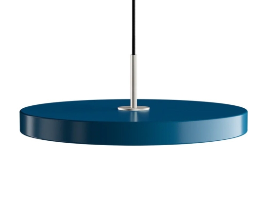 Φωτιστικό Οροφής Asteria Medium Steel 2173C4172 Φ43x4cm Led 1300lm 16W 3000k Petrol Blue Umage