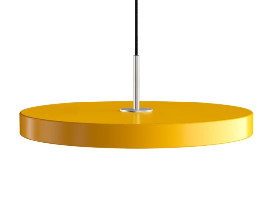 Φωτιστικό Οροφής Asteria Medium Steel 2175C4172 Φ43x4cm Led 1300lm 16W 3000k Saffron Yellow Umage