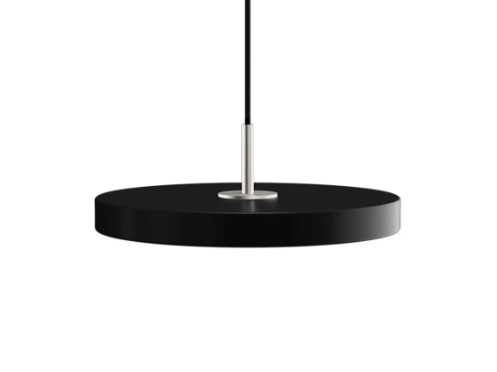 Φωτιστικό Οροφής Asteria Mini Steel 2222C4174 Φ31x3.3cm Led 900lm 14W 3000k Black Umage