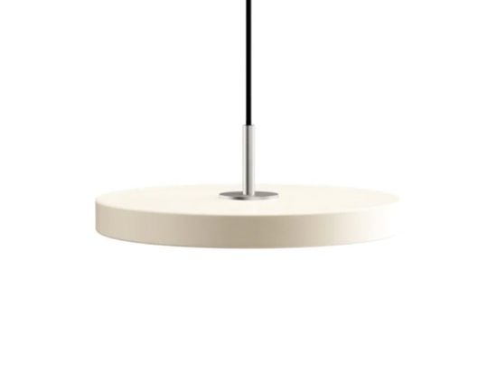 Φωτιστικό Οροφής Asteria Plus Mini Steel 2288C4174 Φ31x10.5cm Led 1200lm 18W 2400-3000k Pearl White Umage