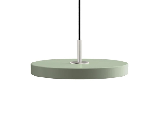 Φωτιστικό Οροφής Asteria Mini Steel 2431C4174 Φ31x3.3cm Led 900lm 14W 3000k Nuance Olive Umage